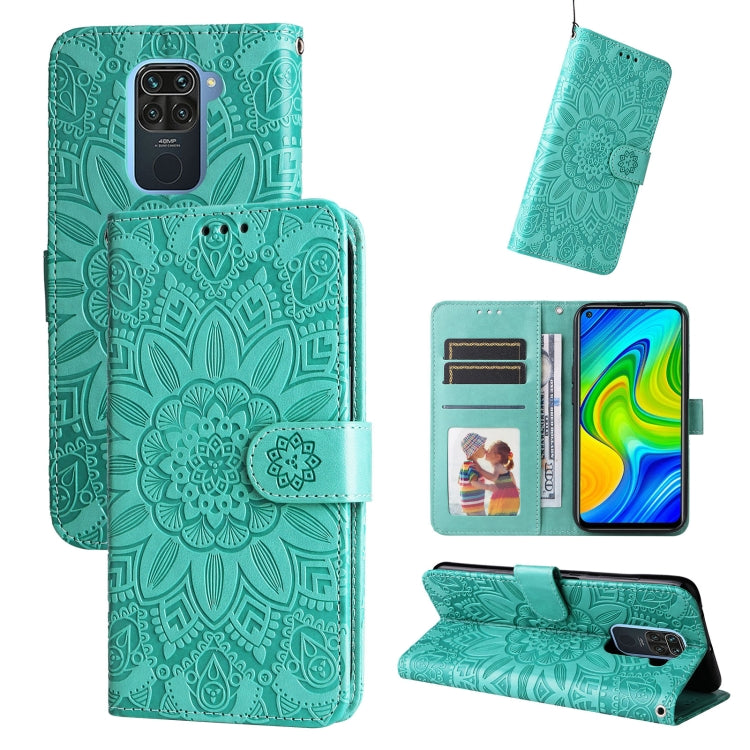 Embossed Sunflower Leather Phone Case, For Xiaomi Redmi 9A, For Xiaomi Redmi 9C / 10A, For Xiaomi Redmi 10C 4G, For Xiaomi Redmi K40 / K40 Pro / Xiaomi Poco F1, For Xiaomi Redmi K50 Gaming 5G, For Xiaomi Redmi Note 10 Pro 5G                            ...