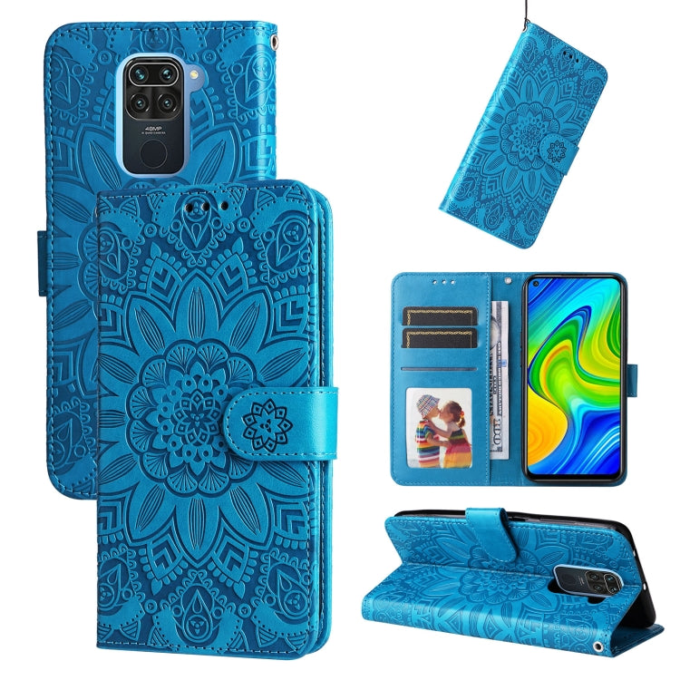 Embossed Sunflower Leather Phone Case, For Xiaomi Redmi 9A, For Xiaomi Redmi 9C / 10A, For Xiaomi Redmi 10C 4G, For Xiaomi Redmi K40 / K40 Pro / Xiaomi Poco F1, For Xiaomi Redmi K50 Gaming 5G, For Xiaomi Redmi Note 10 Pro 5G                            ...