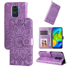 Load image into Gallery viewer, Embossed Sunflower Leather Phone Case, For Xiaomi Redmi 9A, For Xiaomi Redmi 9C / 10A, For Xiaomi Redmi 10C 4G, For Xiaomi Redmi K40 / K40 Pro / Xiaomi Poco F1, For Xiaomi Redmi K50 Gaming 5G, For Xiaomi Redmi Note 10 Pro 5G                            ...