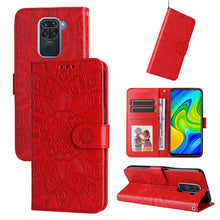 Load image into Gallery viewer, Embossed Sunflower Leather Phone Case, For Xiaomi Redmi 9A, For Xiaomi Redmi 9C / 10A, For Xiaomi Redmi 10C 4G, For Xiaomi Redmi K40 / K40 Pro / Xiaomi Poco F1, For Xiaomi Redmi K50 Gaming 5G, For Xiaomi Redmi Note 10 Pro 5G                            ...