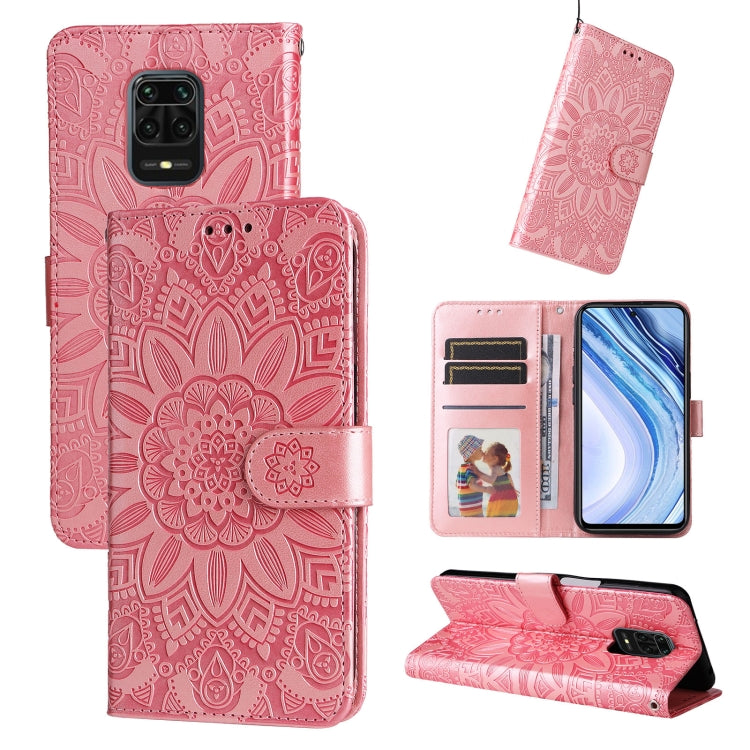 Embossed Sunflower Leather Phone Case, For Xiaomi Redmi 9A, For Xiaomi Redmi 9C / 10A, For Xiaomi Redmi 10C 4G, For Xiaomi Redmi K40 / K40 Pro / Xiaomi Poco F1, For Xiaomi Redmi K50 Gaming 5G, For Xiaomi Redmi Note 10 Pro 5G                            ...