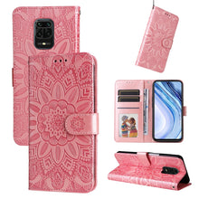 Load image into Gallery viewer, Embossed Sunflower Leather Phone Case, For Xiaomi Redmi 9A, For Xiaomi Redmi 9C / 10A, For Xiaomi Redmi 10C 4G, For Xiaomi Redmi K40 / K40 Pro / Xiaomi Poco F1, For Xiaomi Redmi K50 Gaming 5G, For Xiaomi Redmi Note 10 Pro 5G                            ...
