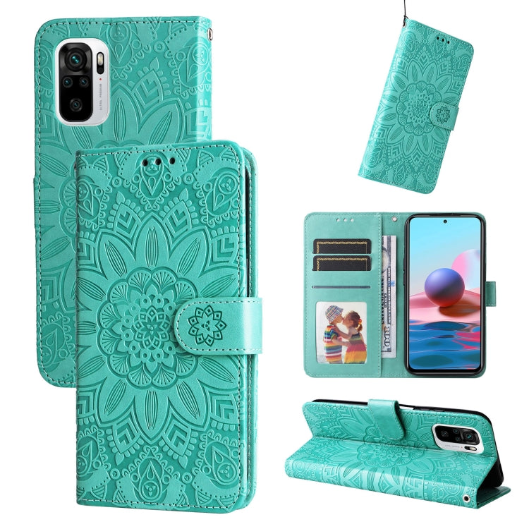 Embossed Sunflower Leather Phone Case, For Xiaomi Redmi 9A, For Xiaomi Redmi 9C / 10A, For Xiaomi Redmi 10C 4G, For Xiaomi Redmi K40 / K40 Pro / Xiaomi Poco F1, For Xiaomi Redmi K50 Gaming 5G, For Xiaomi Redmi Note 10 Pro 5G                            ...