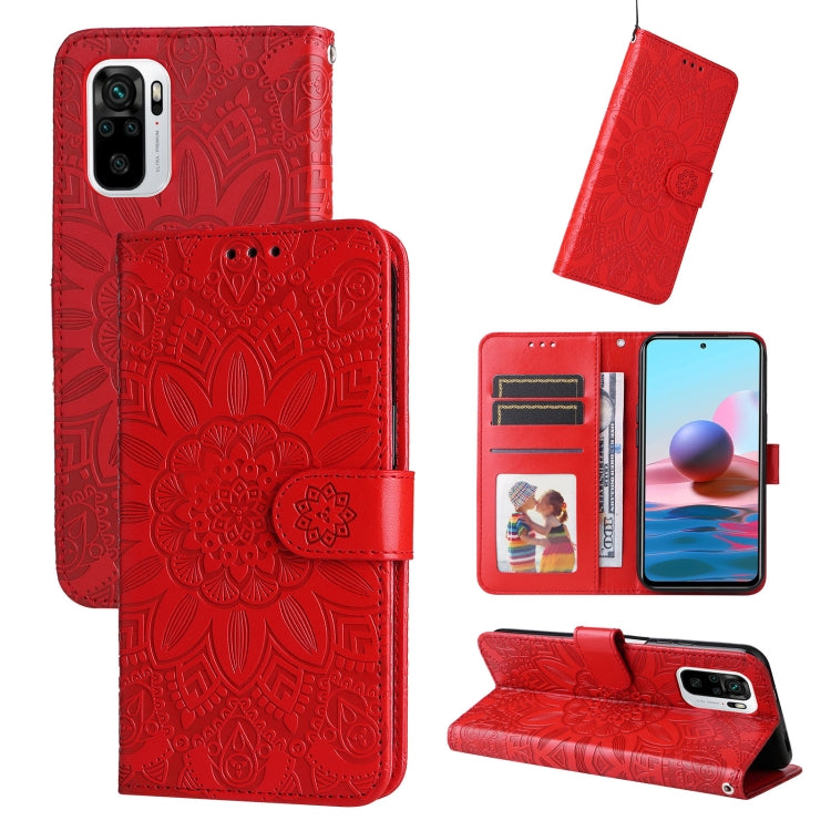 Embossed Sunflower Leather Phone Case, For Xiaomi Redmi 9A, For Xiaomi Redmi 9C / 10A, For Xiaomi Redmi 10C 4G, For Xiaomi Redmi K40 / K40 Pro / Xiaomi Poco F1, For Xiaomi Redmi K50 Gaming 5G, For Xiaomi Redmi Note 10 Pro 5G                            ...