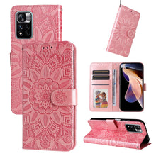 Load image into Gallery viewer, Embossed Sunflower Leather Phone Case, For Xiaomi Redmi Note 10 5G, For Xiaomi Redmi Note 10 Pro / Note 10 Pro Max, For Xiaomi Redmi Note 11 5G  / Poco M4 Pro 5G, For Xiaomi Redmi Note 11E, For Xiaomi Redmi Note 11 Pro 5G                               ...