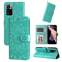 Load image into Gallery viewer, Embossed Sunflower Leather Phone Case, For Xiaomi Redmi Note 10 5G, For Xiaomi Redmi Note 10 Pro / Note 10 Pro Max, For Xiaomi Redmi Note 11 5G  / Poco M4 Pro 5G, For Xiaomi Redmi Note 11E, For Xiaomi Redmi Note 11 Pro 5G                               ...