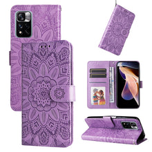 Load image into Gallery viewer, Embossed Sunflower Leather Phone Case, For Xiaomi Redmi Note 10 5G, For Xiaomi Redmi Note 10 Pro / Note 10 Pro Max, For Xiaomi Redmi Note 11 5G  / Poco M4 Pro 5G, For Xiaomi Redmi Note 11E, For Xiaomi Redmi Note 11 Pro 5G                               ...