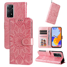 Load image into Gallery viewer, Embossed Sunflower Leather Phone Case, For Xiaomi Redmi Note 10 5G, For Xiaomi Redmi Note 10 Pro / Note 10 Pro Max, For Xiaomi Redmi Note 11 5G  / Poco M4 Pro 5G, For Xiaomi Redmi Note 11E, For Xiaomi Redmi Note 11 Pro 5G                               ...