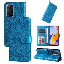 Load image into Gallery viewer, Embossed Sunflower Leather Phone Case, For Xiaomi Redmi Note 10 5G, For Xiaomi Redmi Note 10 Pro / Note 10 Pro Max, For Xiaomi Redmi Note 11 5G  / Poco M4 Pro 5G, For Xiaomi Redmi Note 11E, For Xiaomi Redmi Note 11 Pro 5G                               ...
