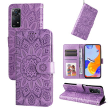 Load image into Gallery viewer, Embossed Sunflower Leather Phone Case, For Xiaomi Redmi Note 10 5G, For Xiaomi Redmi Note 10 Pro / Note 10 Pro Max, For Xiaomi Redmi Note 11 5G  / Poco M4 Pro 5G, For Xiaomi Redmi Note 11E, For Xiaomi Redmi Note 11 Pro 5G                               ...