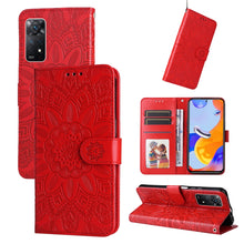 Load image into Gallery viewer, Embossed Sunflower Leather Phone Case, For Xiaomi Redmi Note 10 5G, For Xiaomi Redmi Note 10 Pro / Note 10 Pro Max, For Xiaomi Redmi Note 11 5G  / Poco M4 Pro 5G, For Xiaomi Redmi Note 11E, For Xiaomi Redmi Note 11 Pro 5G                               ...