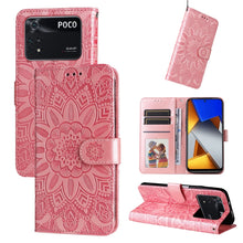 Load image into Gallery viewer, Embossed Sunflower Leather Phone Case, For Xiaomi Redmi Note 10 5G, For Xiaomi Redmi Note 10 Pro / Note 10 Pro Max, For Xiaomi Redmi Note 11 5G  / Poco M4 Pro 5G, For Xiaomi Redmi Note 11E, For Xiaomi Redmi Note 11 Pro 5G                               ...