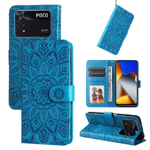 Load image into Gallery viewer, Embossed Sunflower Leather Phone Case, For Xiaomi Redmi Note 10 5G, For Xiaomi Redmi Note 10 Pro / Note 10 Pro Max, For Xiaomi Redmi Note 11 5G  / Poco M4 Pro 5G, For Xiaomi Redmi Note 11E, For Xiaomi Redmi Note 11 Pro 5G                               ...