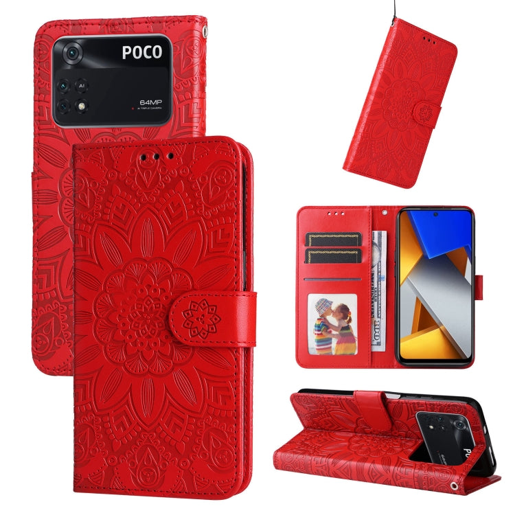 Embossed Sunflower Leather Phone Case, For Xiaomi Redmi Note 10 5G, For Xiaomi Redmi Note 10 Pro / Note 10 Pro Max, For Xiaomi Redmi Note 11 5G  / Poco M4 Pro 5G, For Xiaomi Redmi Note 11E, For Xiaomi Redmi Note 11 Pro 5G                               ...