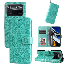 Load image into Gallery viewer, Embossed Sunflower Leather Phone Case, For Xiaomi Redmi Note 10 5G, For Xiaomi Redmi Note 10 Pro / Note 10 Pro Max, For Xiaomi Redmi Note 11 5G  / Poco M4 Pro 5G, For Xiaomi Redmi Note 11E, For Xiaomi Redmi Note 11 Pro 5G                               ...