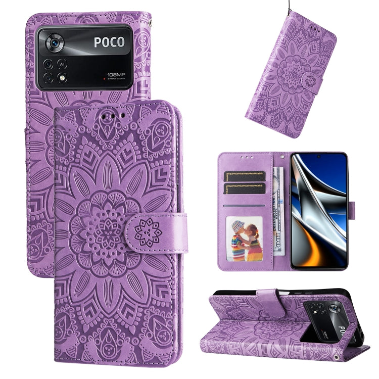 Embossed Sunflower Leather Phone Case, For Xiaomi Redmi Note 10 5G, For Xiaomi Redmi Note 10 Pro / Note 10 Pro Max, For Xiaomi Redmi Note 11 5G  / Poco M4 Pro 5G, For Xiaomi Redmi Note 11E, For Xiaomi Redmi Note 11 Pro 5G                               ...