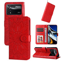 Load image into Gallery viewer, Embossed Sunflower Leather Phone Case, For Xiaomi Redmi Note 10 5G, For Xiaomi Redmi Note 10 Pro / Note 10 Pro Max, For Xiaomi Redmi Note 11 5G  / Poco M4 Pro 5G, For Xiaomi Redmi Note 11E, For Xiaomi Redmi Note 11 Pro 5G                               ...
