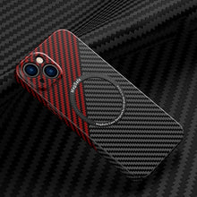 Load image into Gallery viewer, Carbon Fiber Texture MagSafe Magnetic Phone Case, For iPhone 14, For iPhone 14 Plus, For iPhone 14 Pro, For iPhone 14 Pro Max