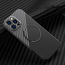 Load image into Gallery viewer, Carbon Fiber Texture MagSafe Magnetic Phone Case, For iPhone 14, For iPhone 14 Plus, For iPhone 14 Pro, For iPhone 14 Pro Max