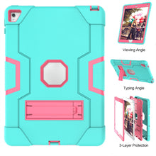 Load image into Gallery viewer, Contrast Color Robot Silicone + PC Tablet Case, For iPad 6 / iPad Pro 9.7 2016