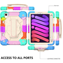 Load image into Gallery viewer, Contrast Color Robot Silicone + PC Tablet Case, For iPad mini 2024 / mini 6, For iPad mini 6