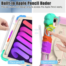 Load image into Gallery viewer, Contrast Color Robot Silicone + PC Tablet Case, For iPad mini 2024 / mini 6, For iPad mini 6
