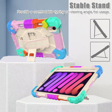 Load image into Gallery viewer, Contrast Color Robot Silicone + PC Tablet Case, For iPad mini 2024 / mini 6, For iPad mini 6