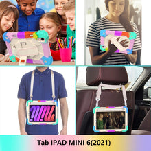 Load image into Gallery viewer, Contrast Color Robot Silicone + PC Tablet Case, For iPad mini 2024 / mini 6, For iPad mini 6