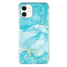 Load image into Gallery viewer, IMD Marble Pattern TPU Phone Case, For iPhone 13 mini, For iPhone 13, For iPhone 13 Pro, For iPhone 13 Pro Max, For iPhone 12 mini, For iPhone 12 / 12 Pro, For iPhone 12 Pro Max, For iPhone 11