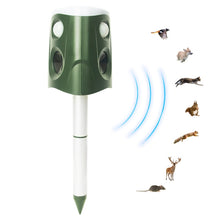 Load image into Gallery viewer, SJZ026 360 Degree Ultrasonic Solar Energy Outdoor Animal Repellent, SJZ026