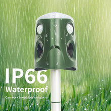 Load image into Gallery viewer, SJZ026 360 Degree Ultrasonic Solar Energy Outdoor Animal Repellent, SJZ026