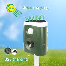 Load image into Gallery viewer, SJZ026 360 Degree Ultrasonic Solar Energy Outdoor Animal Repellent, SJZ026