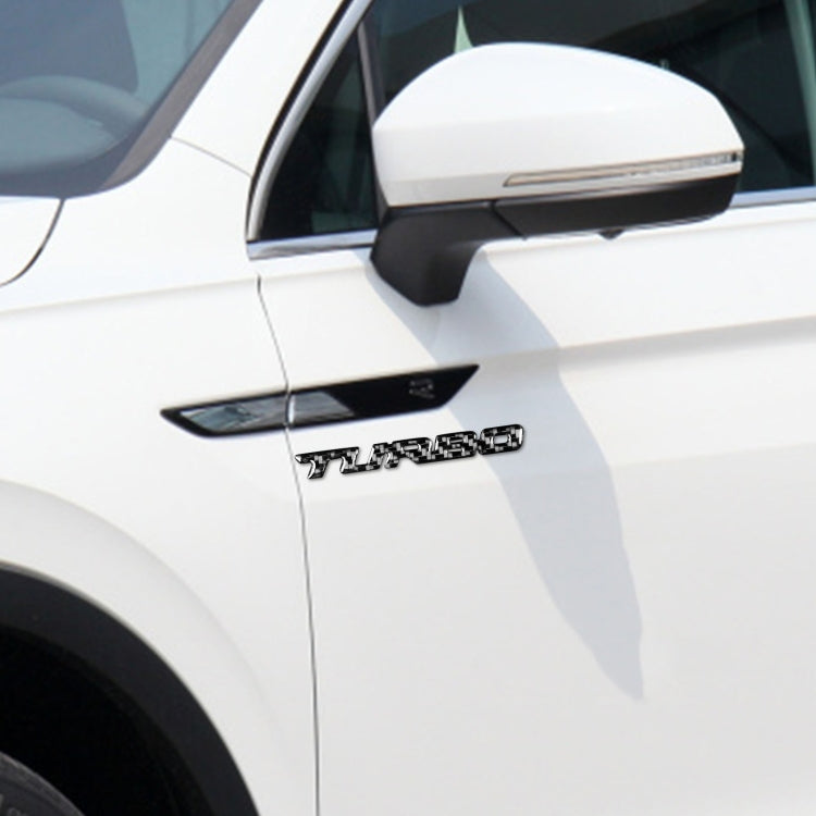 Car Carbon Fiber Body Random Decorative Stickers