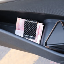Load image into Gallery viewer, Car Carbon Fiber Card Holder Wallet Credit Card Clip