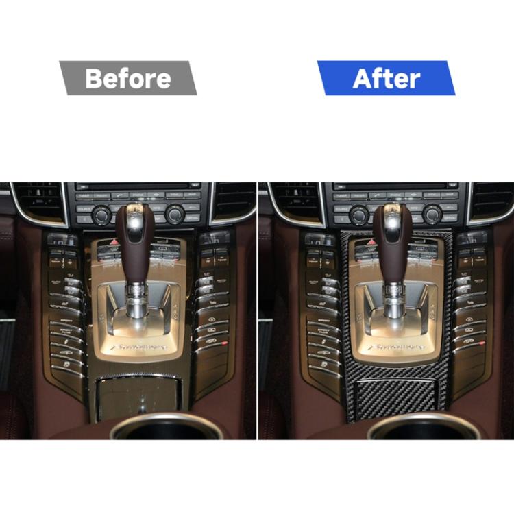 Car Carbon Fiber Central Control Multimedia Panel Decorative Sticker for Porsche Panamera 2010-2016, Central Control Multimedia Panel, Left Drive, Central Control Multimedia Panel, Right Drive