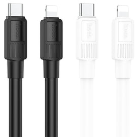 hoco X84 20W USB-C / Type-C to 8 Pin Solid PD Charging Data Cable，Length：1m