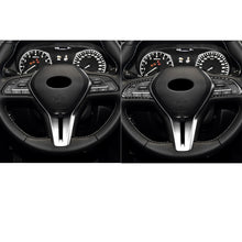 Load image into Gallery viewer, Car Carbon Fiber Steering Wheel Buttons Decorative Sticker for Infiniti Q50 2014-2020 / Q60 / QX60, Steering Wheel Buttons(Black), Steering Wheel Buttons(Red)