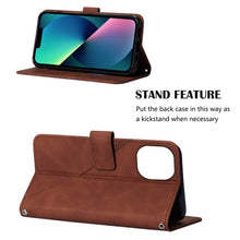 Load image into Gallery viewer, Crossbody 3D Embossed Flip Leather Phone Case, For iPhone 14, For iPhone 14 Plus, For iPhone 14 Pro, For iPhone 14 Pro Max