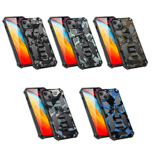 Load image into Gallery viewer, Camouflage Armor Shockproof TPU + PC Magnetic Phone Case, For iPhone 14, For iPhone 14 Plus, For iPhone 14 Pro, For iPhone 14 Pro Max