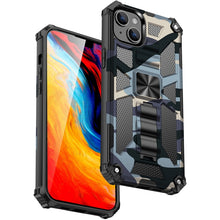Load image into Gallery viewer, Camouflage Armor Shockproof TPU + PC Magnetic Phone Case, For iPhone 14, For iPhone 14 Plus, For iPhone 14 Pro, For iPhone 14 Pro Max