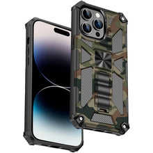 Load image into Gallery viewer, Camouflage Armor Shockproof TPU + PC Magnetic Phone Case, For iPhone 14, For iPhone 14 Plus, For iPhone 14 Pro, For iPhone 14 Pro Max