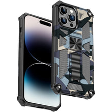 Load image into Gallery viewer, Camouflage Armor Shockproof TPU + PC Magnetic Phone Case, For iPhone 14, For iPhone 14 Plus, For iPhone 14 Pro, For iPhone 14 Pro Max