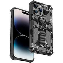 Load image into Gallery viewer, Camouflage Armor Shockproof TPU + PC Magnetic Phone Case, For iPhone 14, For iPhone 14 Plus, For iPhone 14 Pro, For iPhone 14 Pro Max
