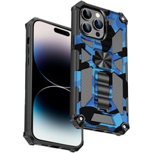 Load image into Gallery viewer, Camouflage Armor Shockproof TPU + PC Magnetic Phone Case, For iPhone 14, For iPhone 14 Plus, For iPhone 14 Pro, For iPhone 14 Pro Max