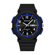 Load image into Gallery viewer, Sanda 6097 TPU Strap Dual Calendar Waterproof Electronic Watch