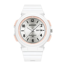 Load image into Gallery viewer, Sanda 6097 TPU Strap Dual Calendar Waterproof Electronic Watch