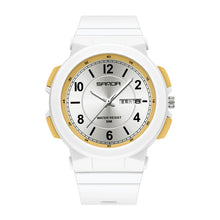 Load image into Gallery viewer, Sanda 6097 TPU Strap Dual Calendar Waterproof Electronic Watch