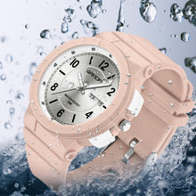 Load image into Gallery viewer, Sanda 6097 TPU Strap Dual Calendar Waterproof Electronic Watch
