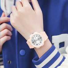 Load image into Gallery viewer, Sanda 6097 TPU Strap Dual Calendar Waterproof Electronic Watch