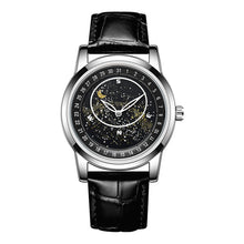 Load image into Gallery viewer, Sanda 7001 Leather Strap Luminous Waterproof Mechanical Watch